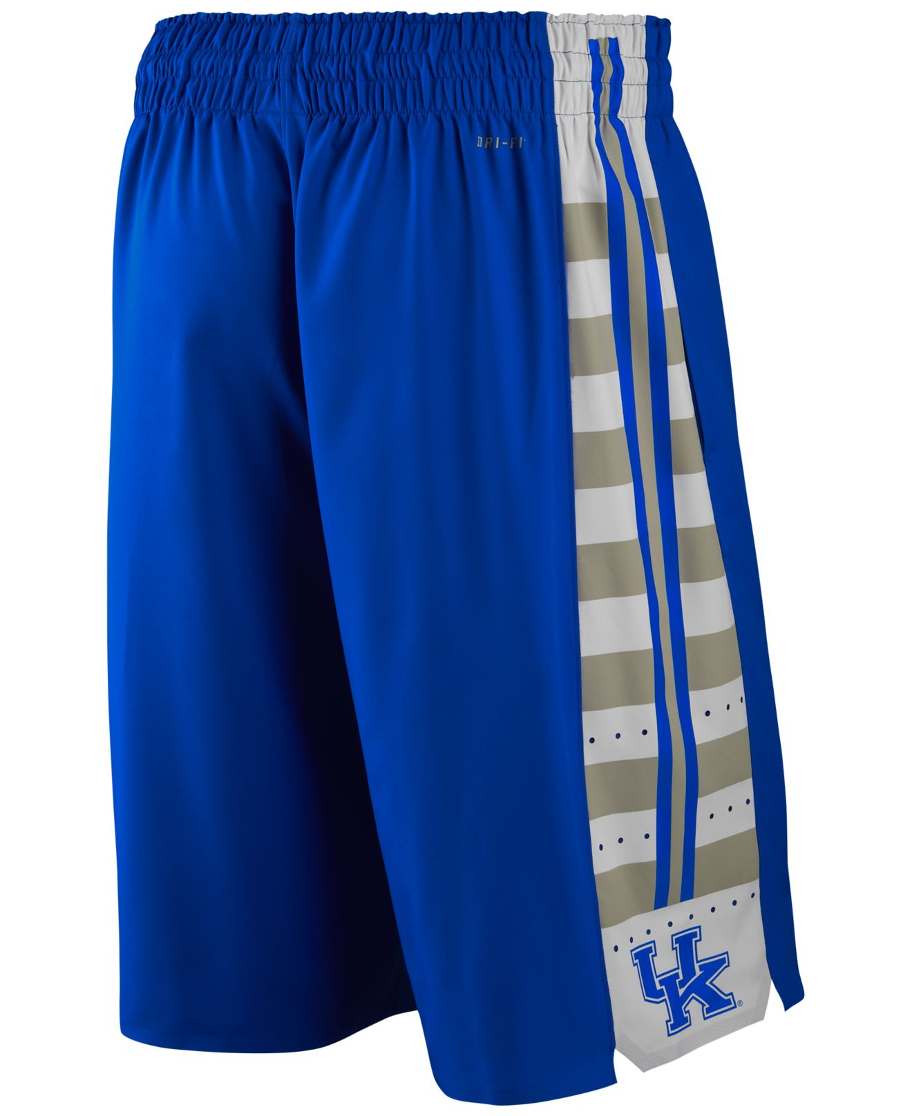 Nike Men'S Kentucky Wildcats Authentic Basketball Shorts in Blue for
