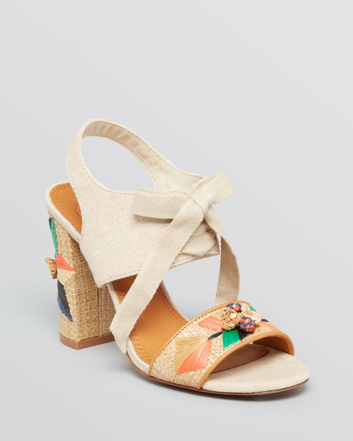 Lyst - Chloé Chloé Jamie Strappy Sandals in Natural