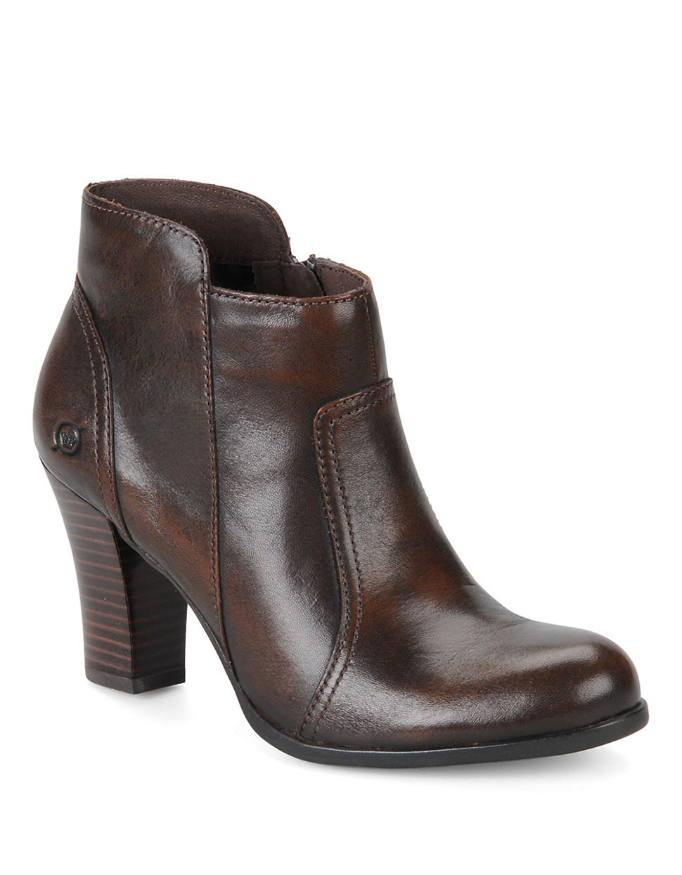 born comfort leather booties
