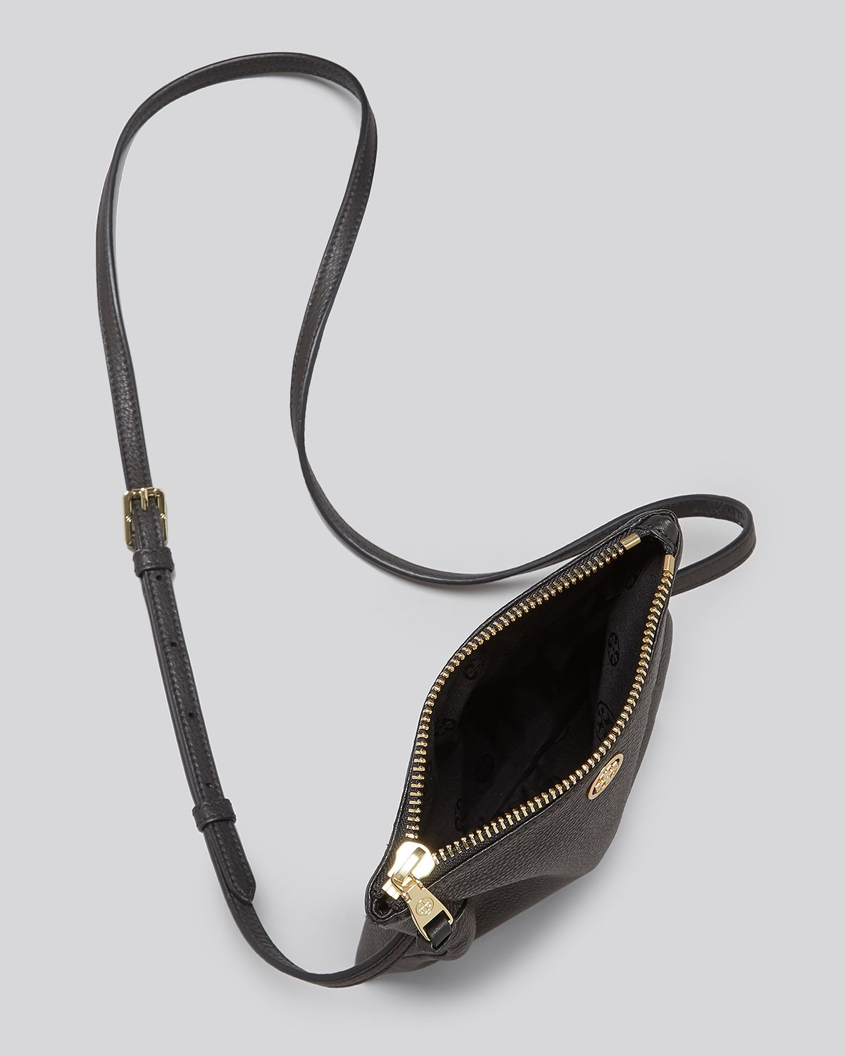 Tory burch Robinson Mini FoldOver CrossBody Bag in Black Lyst