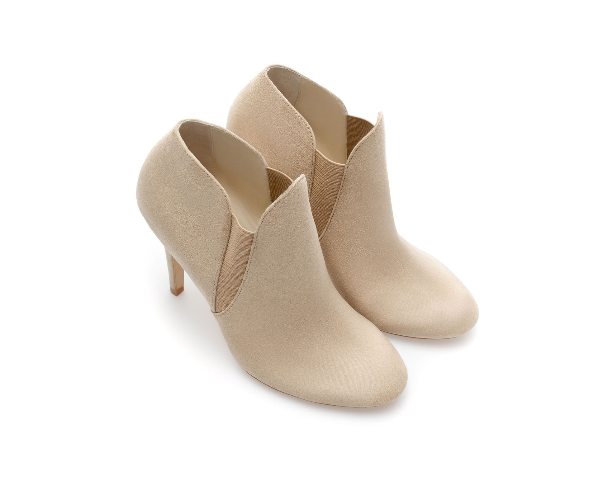 zara elastic boots