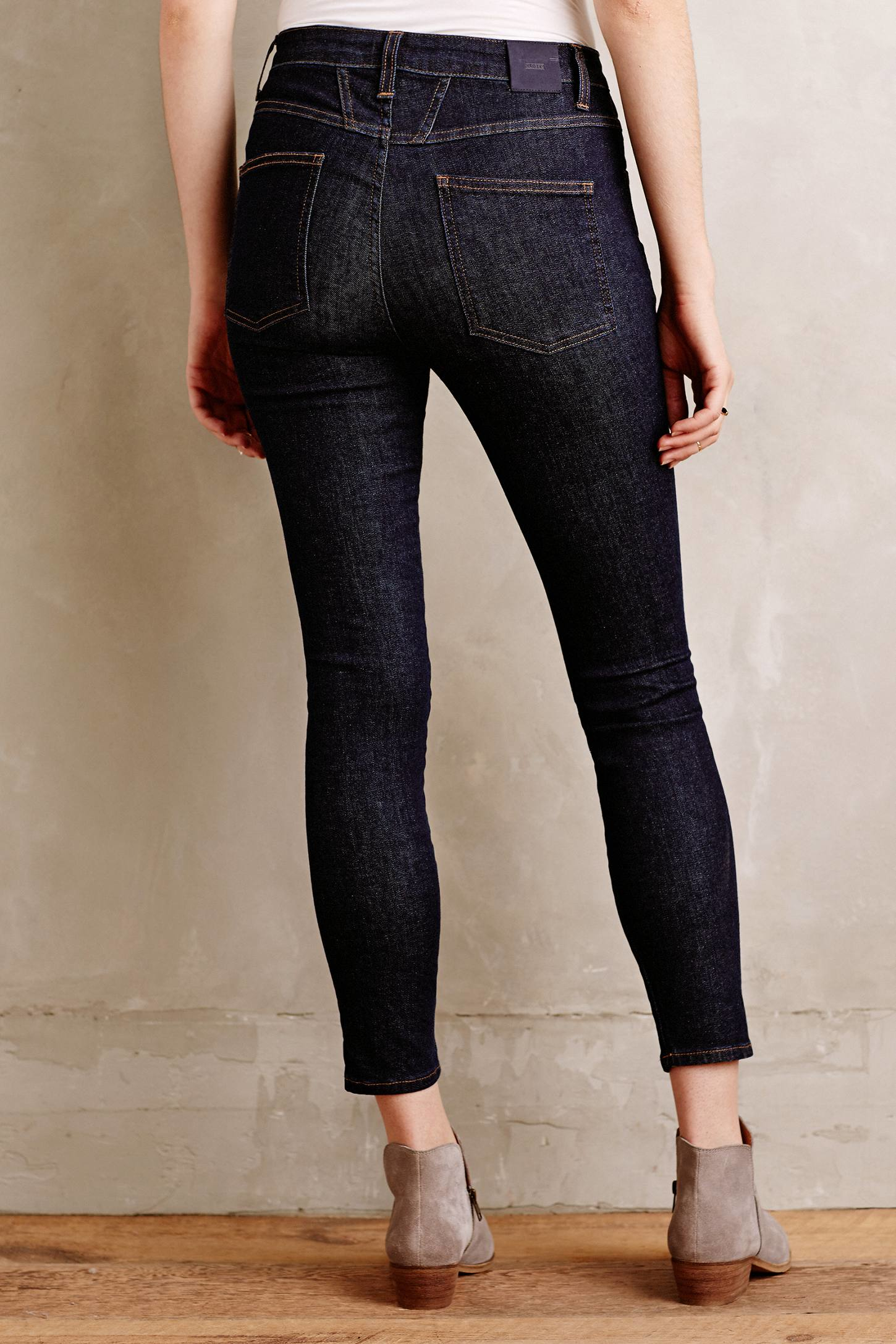 Closed Skinny Pusher High-rise Jeans in Blue | Lyst