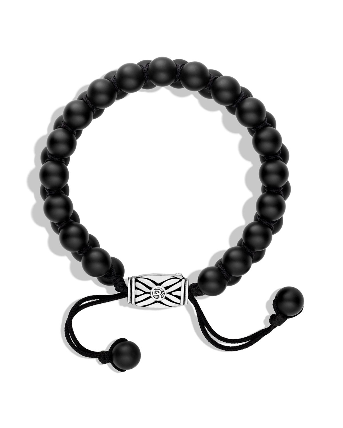 David Yurman Spiritual Beads Two Row Bracelet With Black Onyx In Gallery Previously Sold At Bloomingdale S Men Black Bracelets
