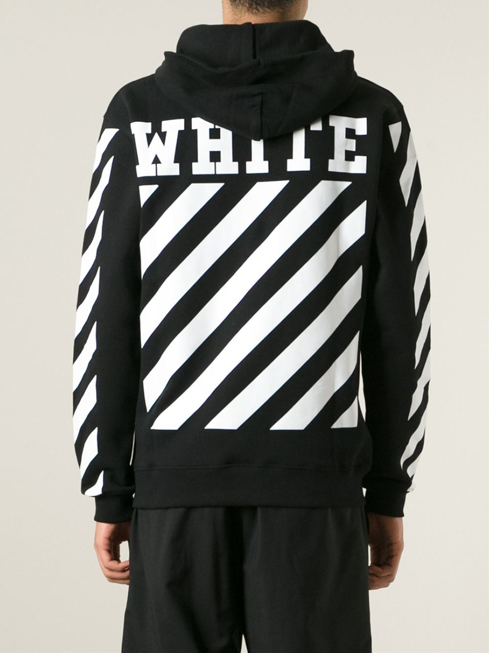 Off-White c/o Virgil Abloh 'New Caravaggio' Hoodie in Black for Men - Lyst