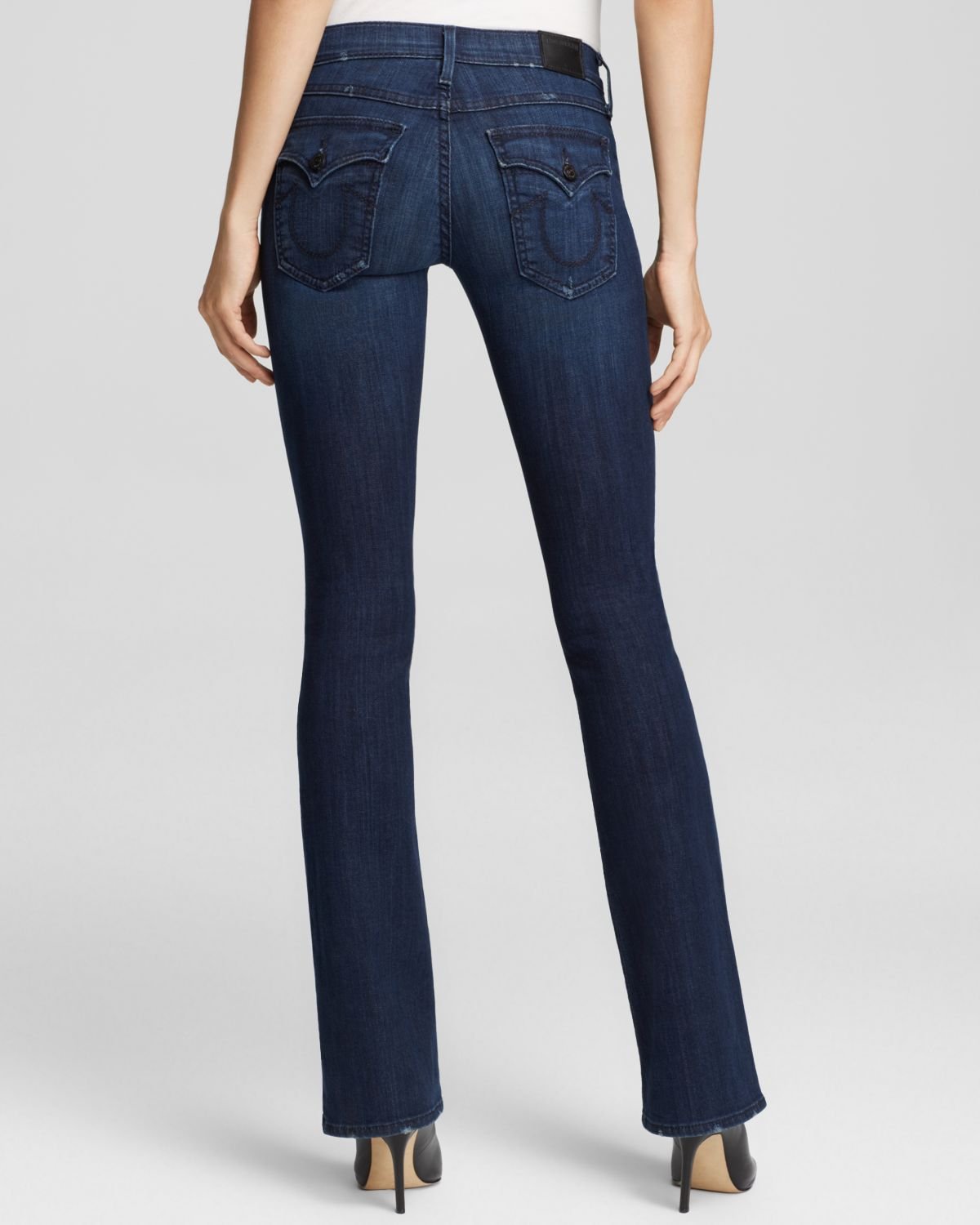 Lyst - True Religion Becca Bootcut Jeans In Faithful Message in Blue