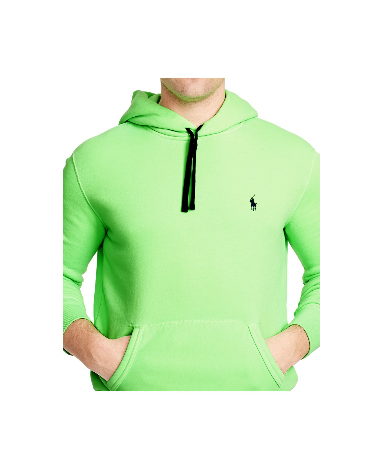 Lyst - Polo Ralph Lauren Us Open Neon Fleece Hoodie in Green for Men
