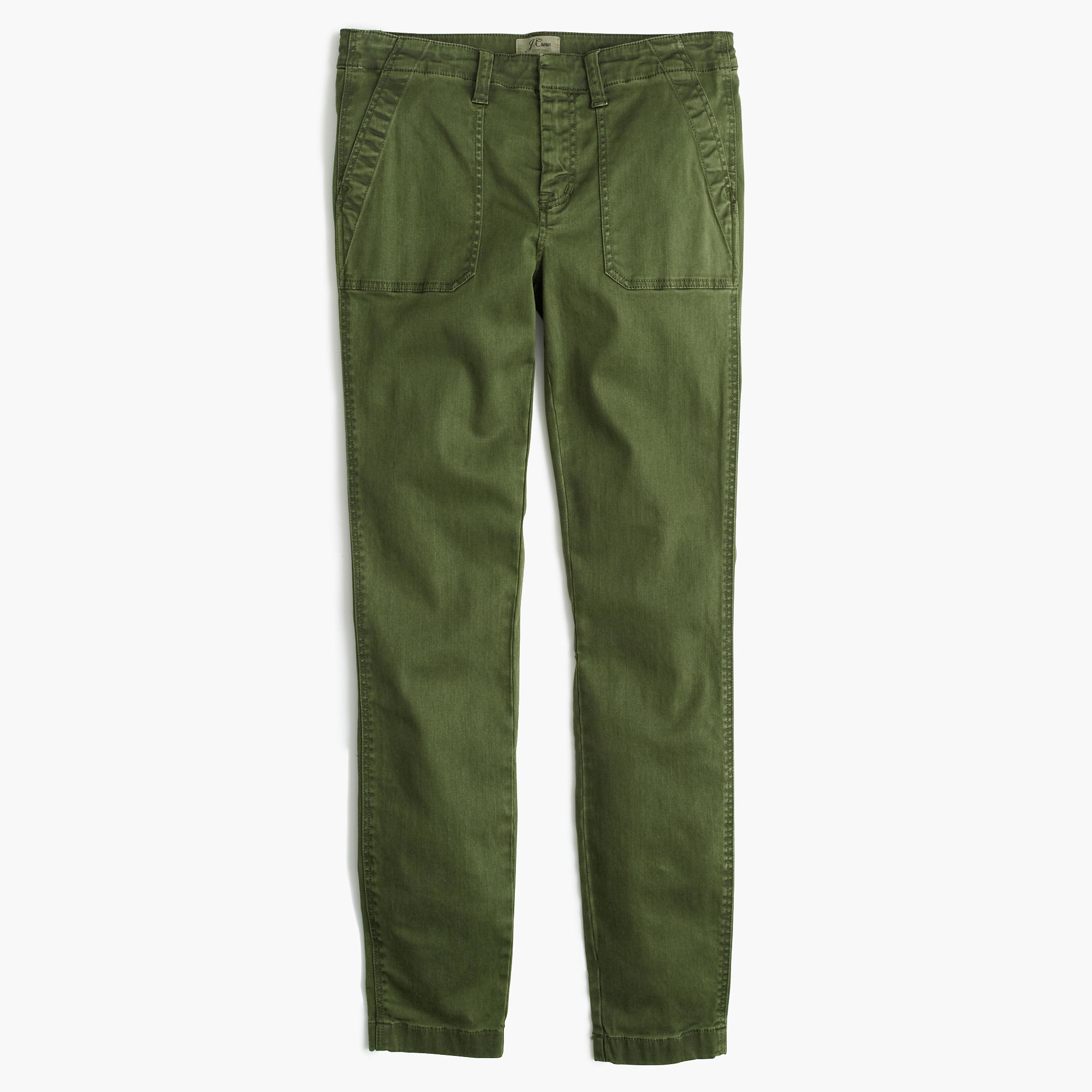 green skinny cargo pants mens