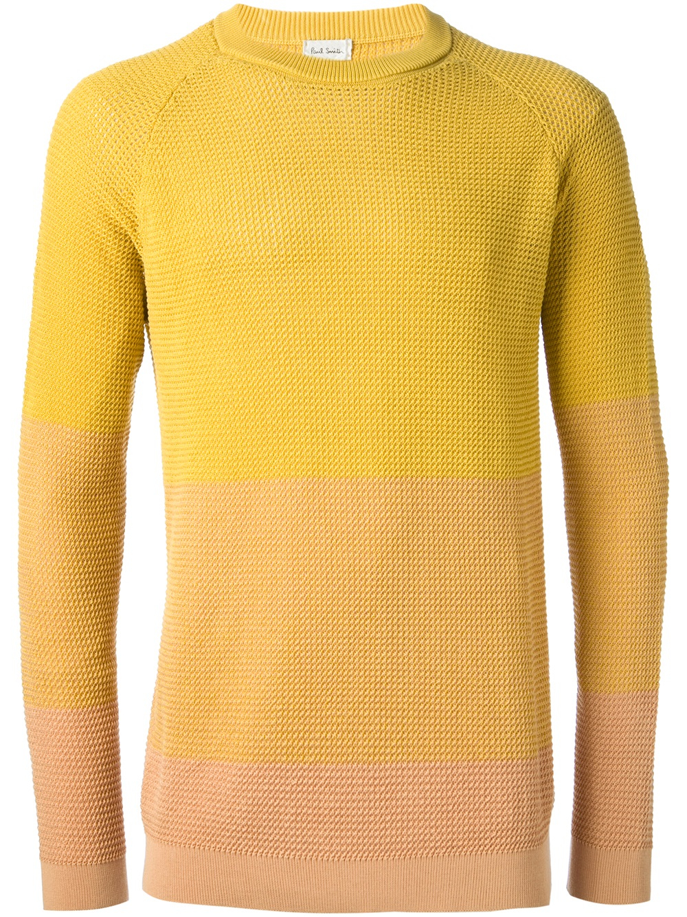 Lyst - Paul smith Knitted Gradient Colour Sweater in Orange for Men