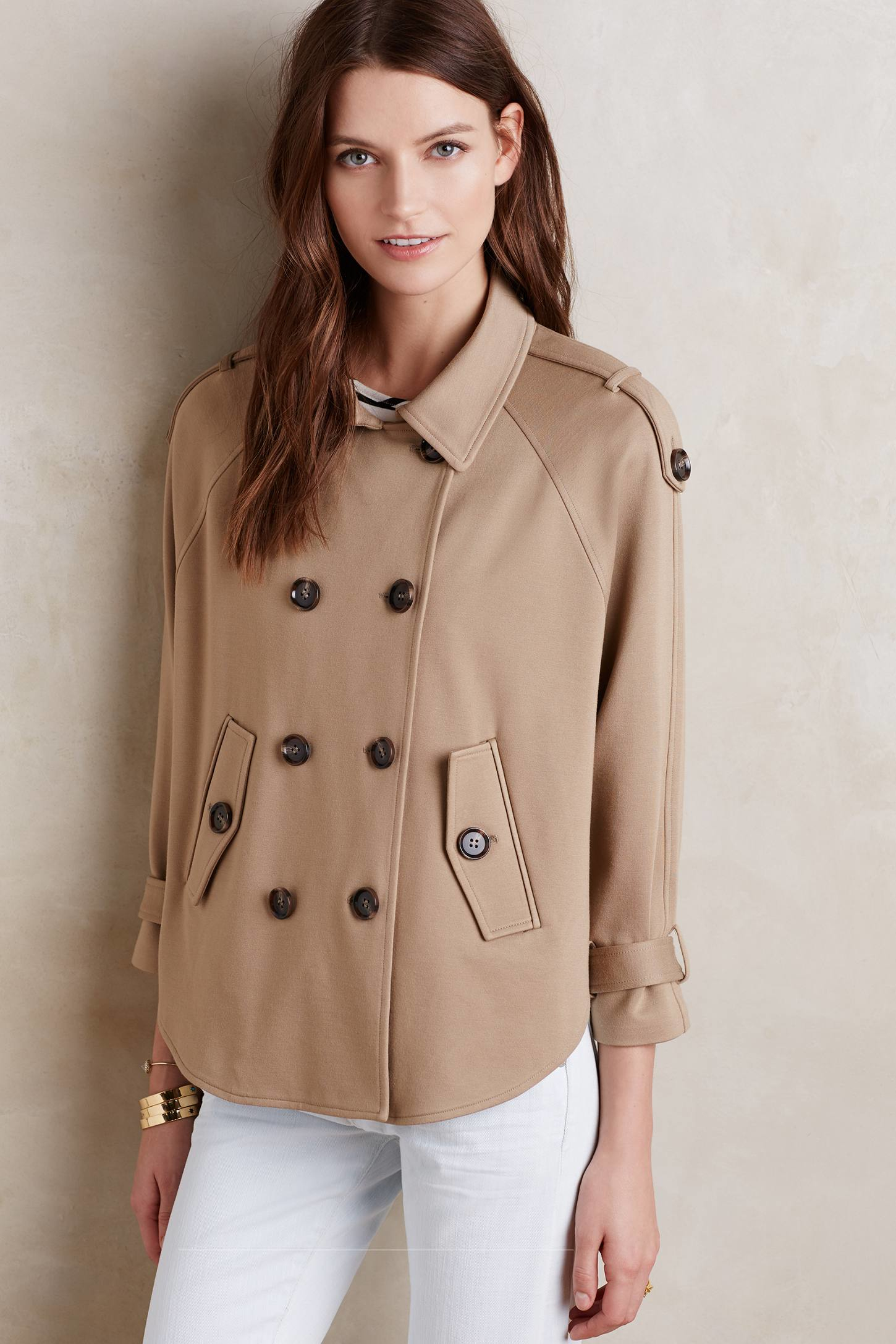 Calvin Klein Women S Single Ted Swing Trench Coat Cw343394 Gallery
