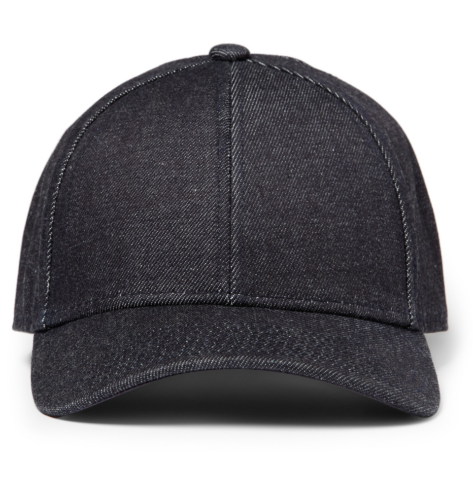 Lyst - Acne Studios Denim Baseball Cap in Blue for Men