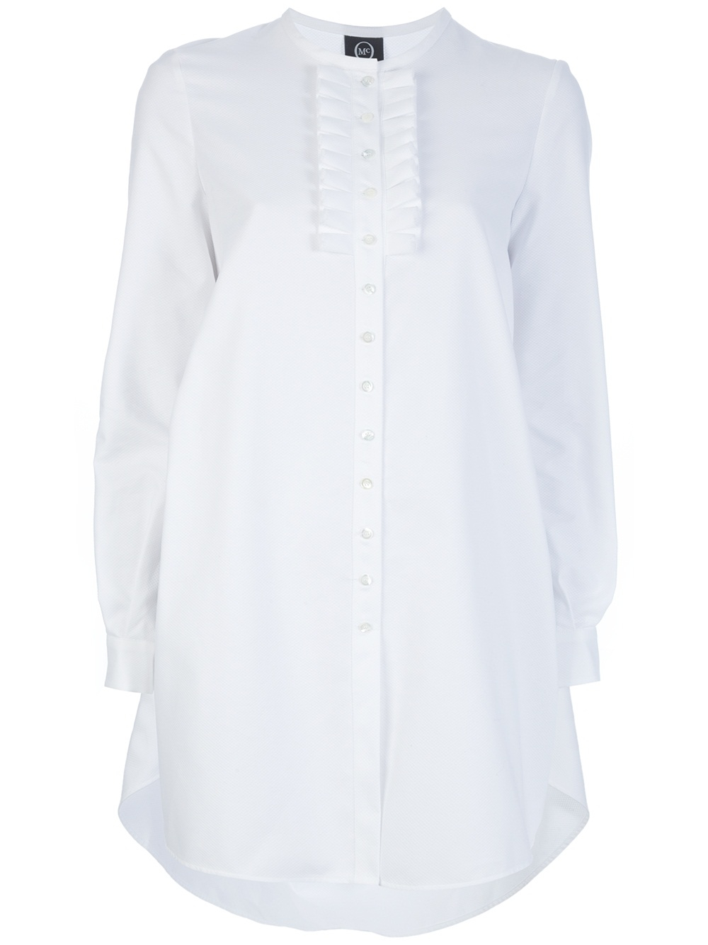 Lyst - Mcq Gathered Shirt Dress in White