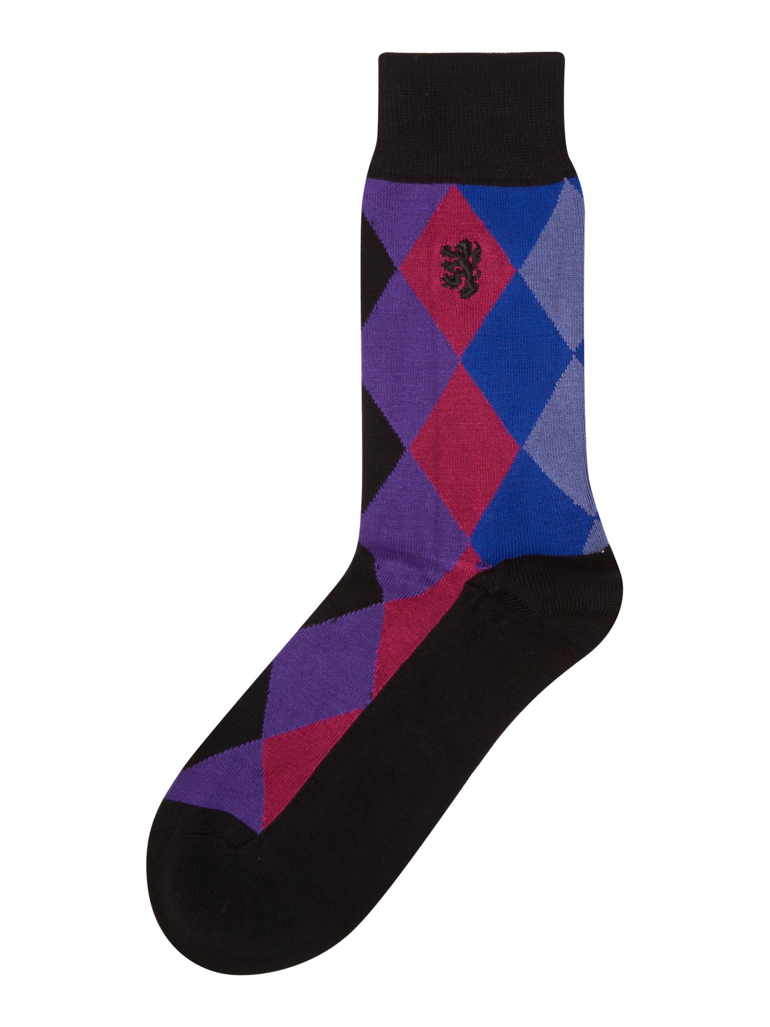 Pringle of scotland 3 Pack Diamond Print Sock in Purple for Men | Lyst