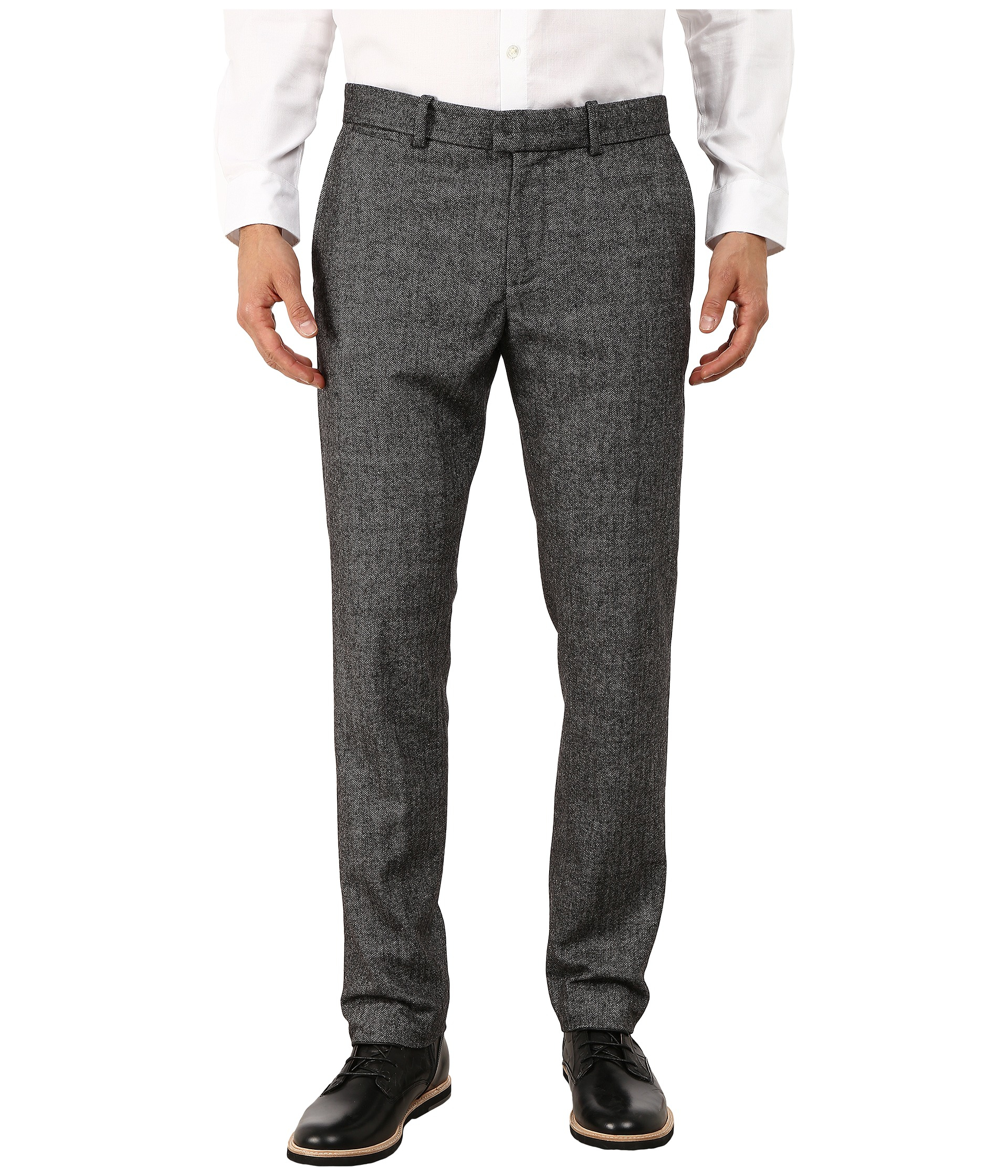 Original penguin Tweed Tailored Pants in Gray for Men | Lyst