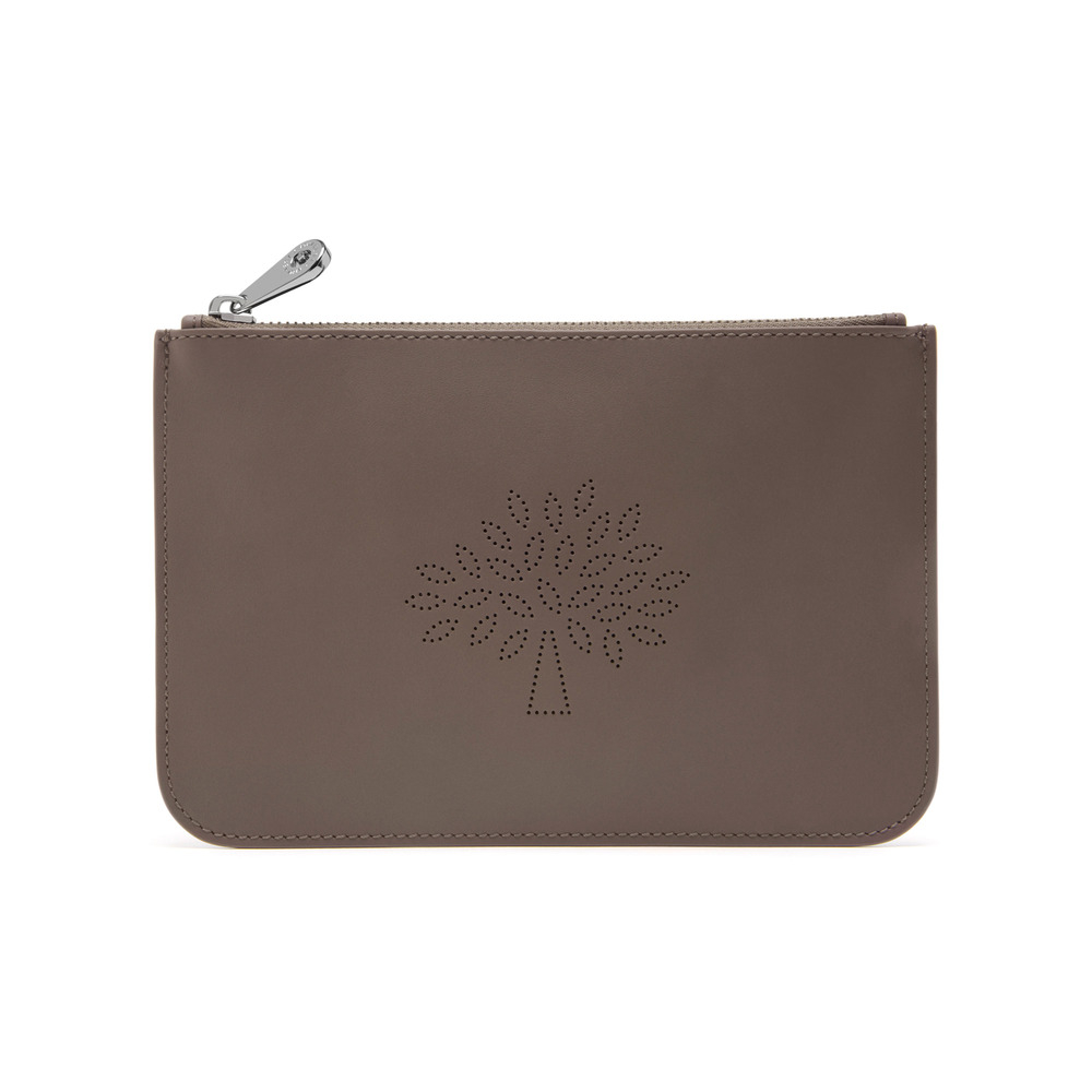 lyst mulberry small blossom pouch in brown lyst mulberry small blossom pouch in brown