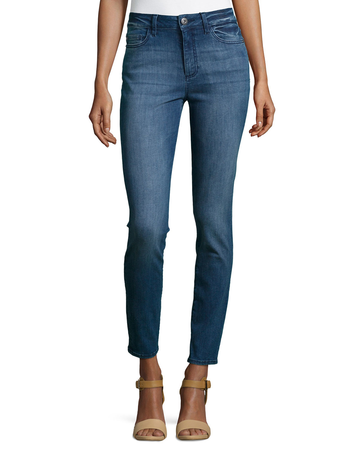 Lyst - Dl1961 Farrow Instaslim Jeans in Blue