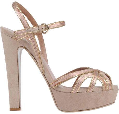 Valentino Sandals in Beige