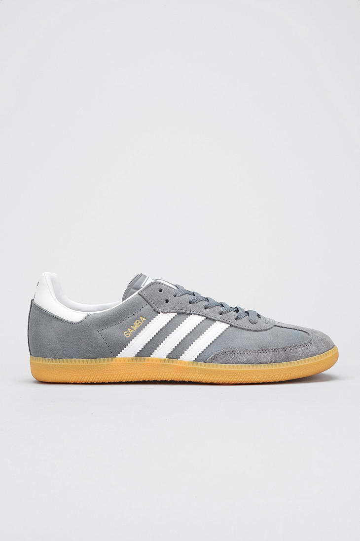 Lyst - Urban Outfitters Adidas Samba Suede Sneaker in Gray for Men