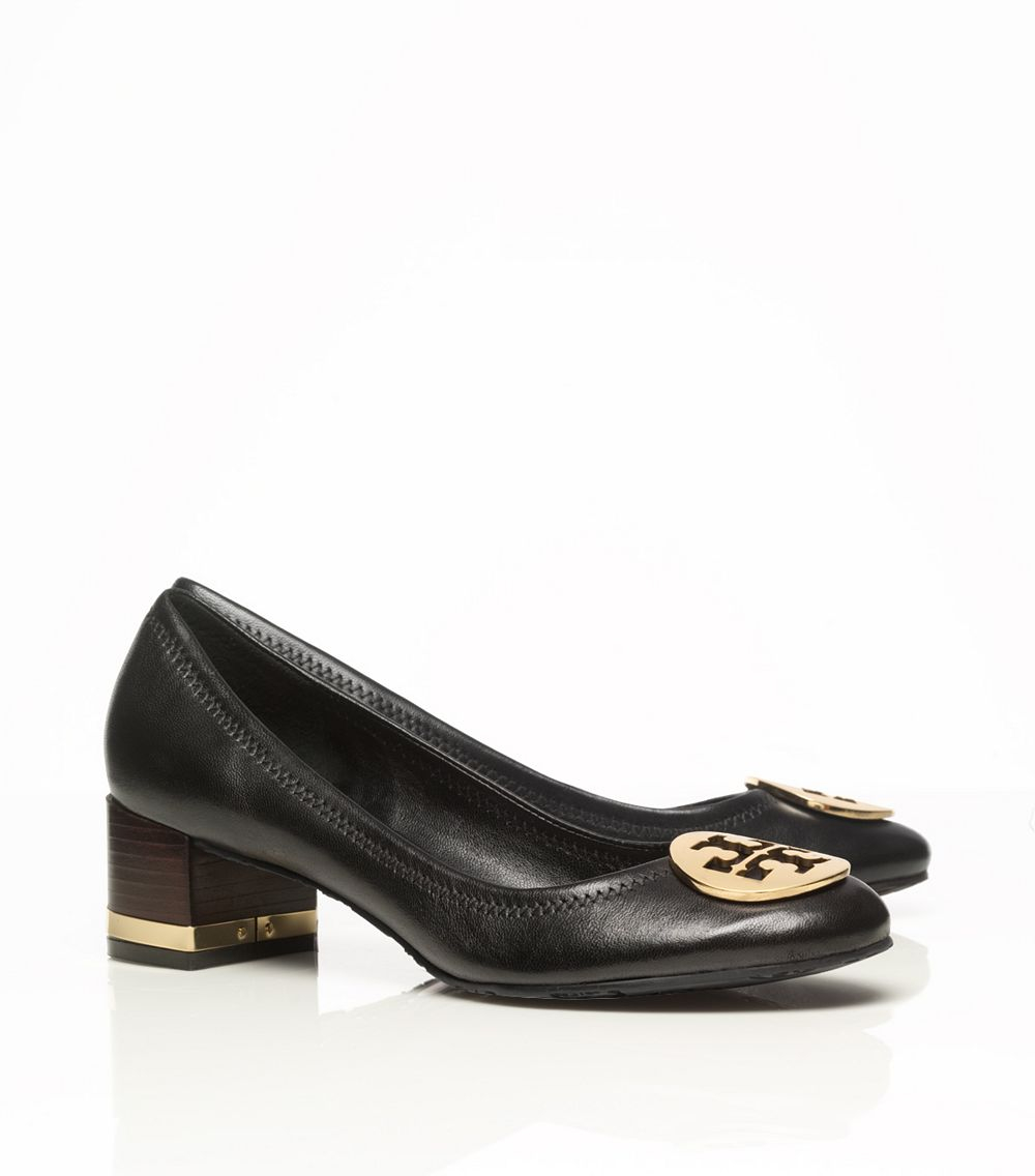 Lyst - Tory Burch Amy Pump in Black Gallery