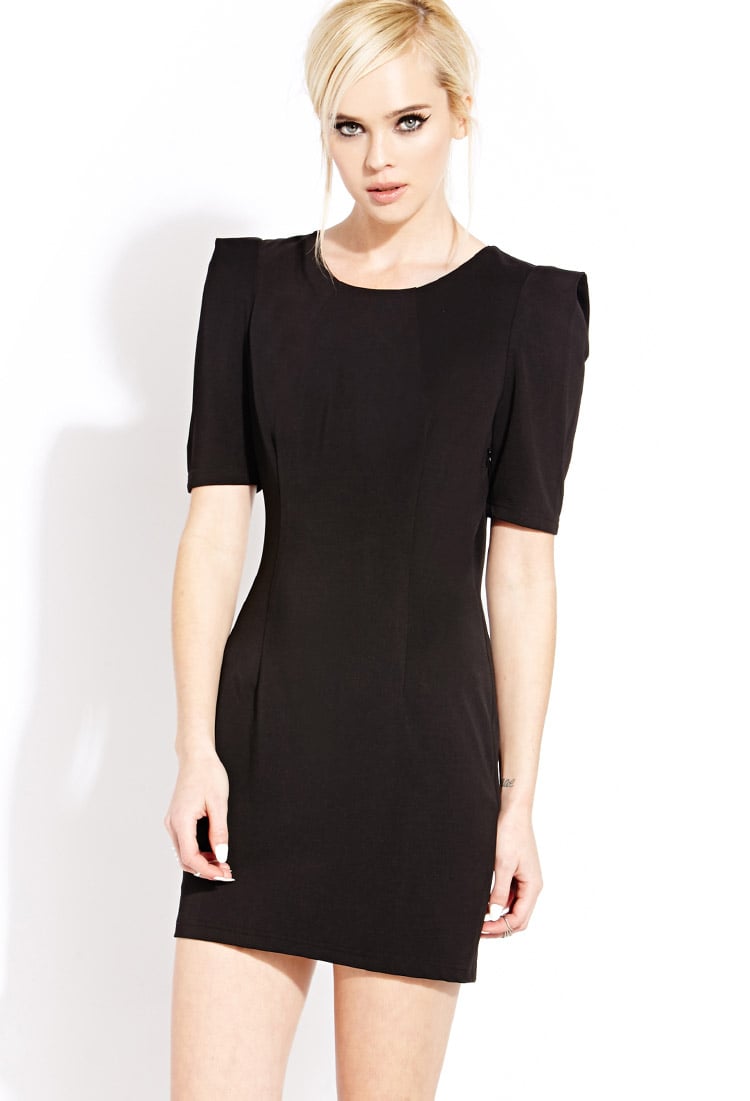 black sweater dress forever 21