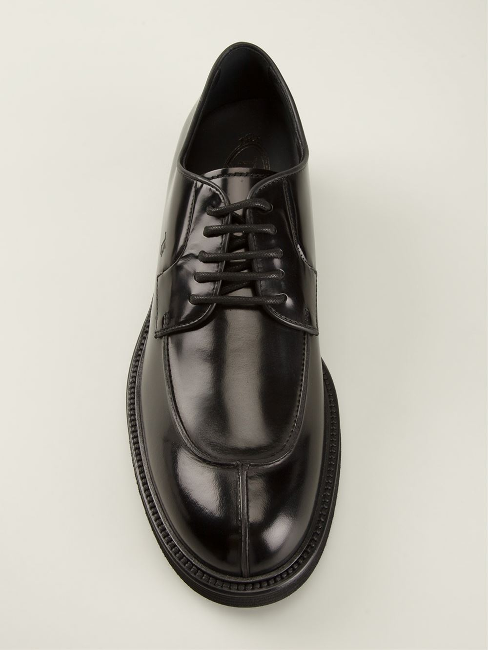 Lyst - Tod'S Derby Shoes in Black for Men