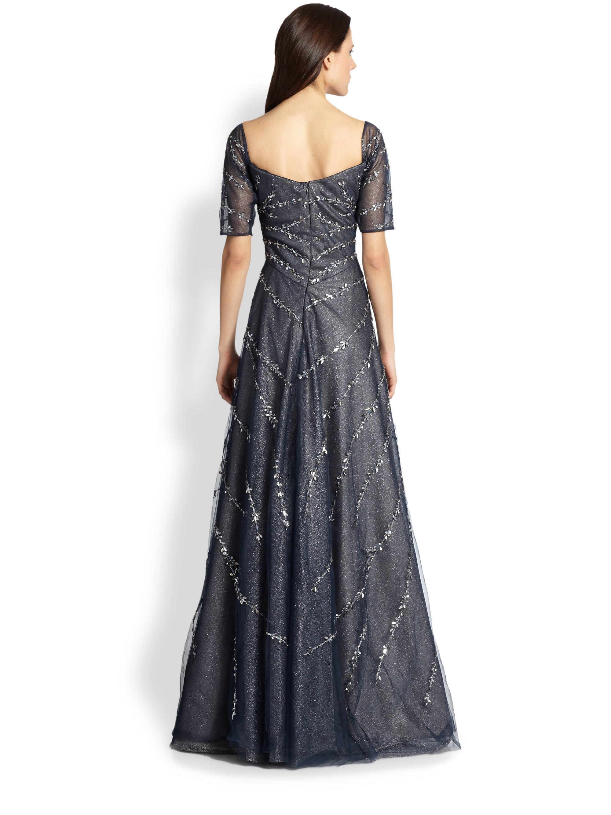 rene ruiz blue gown