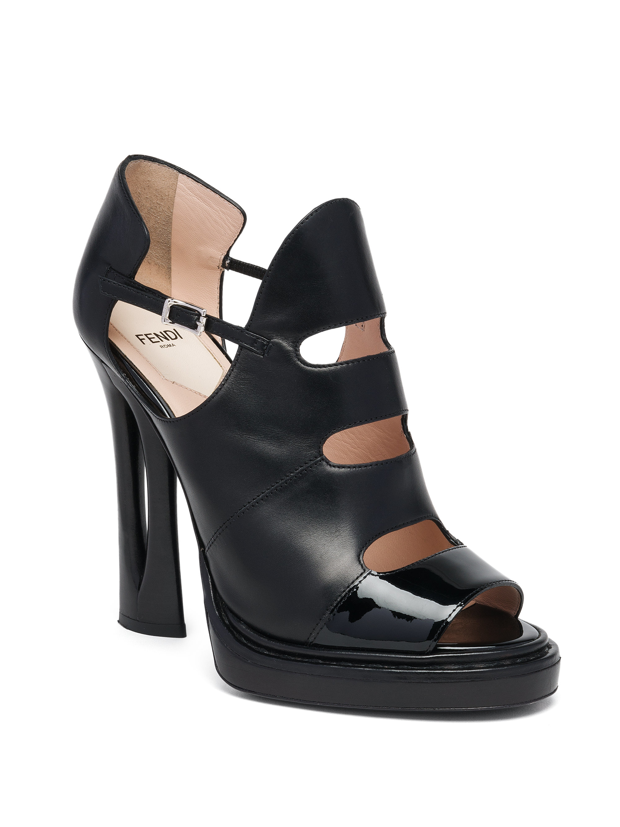 Fendi Patent Peep Toe fendi flowerland runway leather patent peep toe booties Fendi Patent Peep Toe fendi flowerland runway leather patent peep toe booties