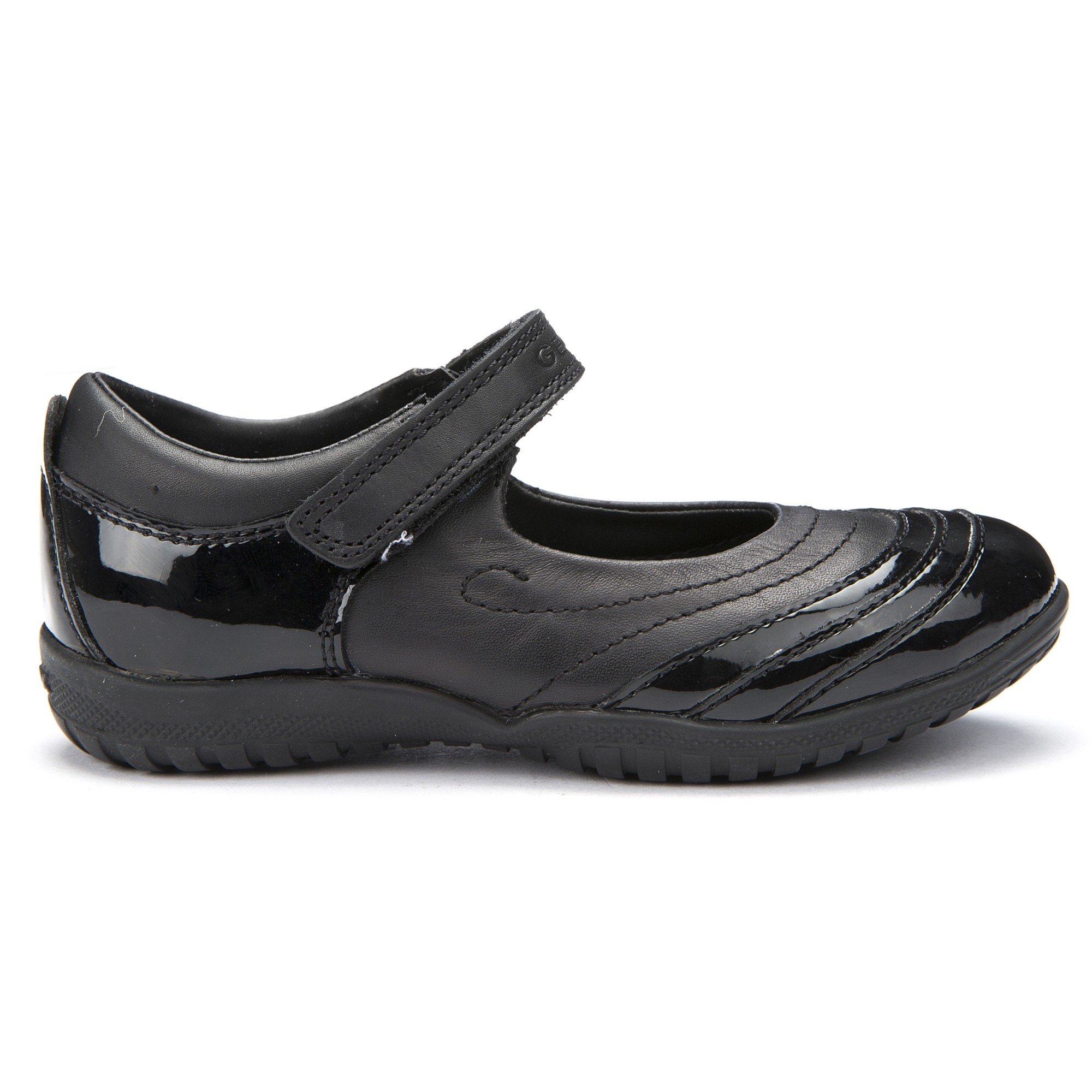 Geox Shadow Leather School Shoes in Black for Men Lyst