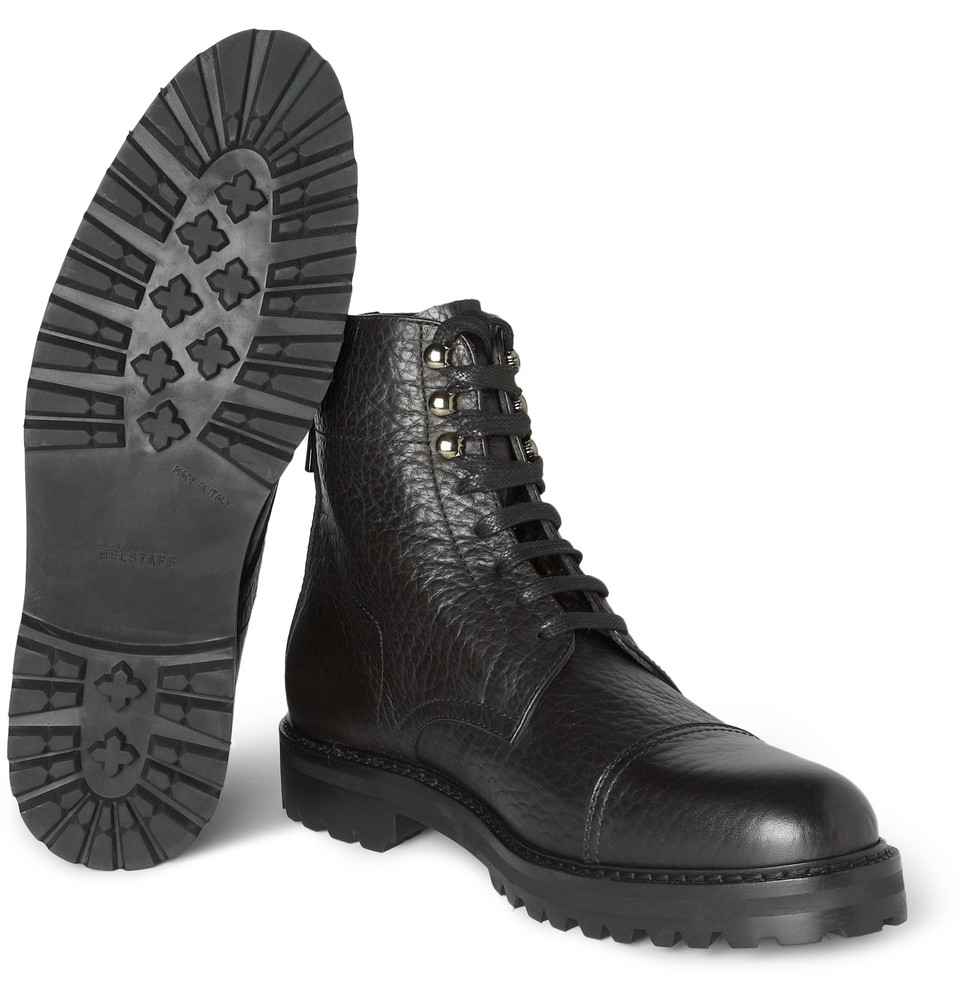 belstaff boots black