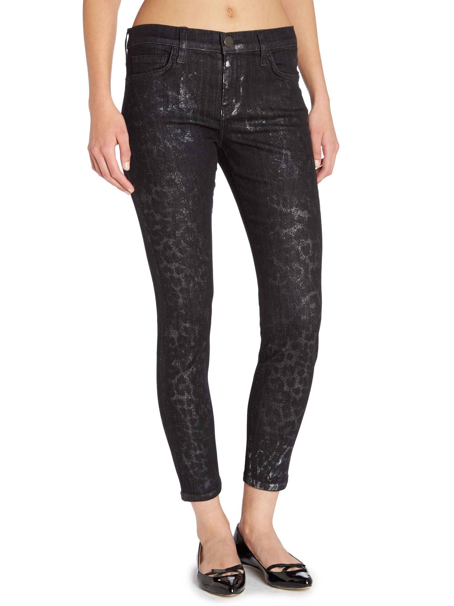 leopard skinny jeans