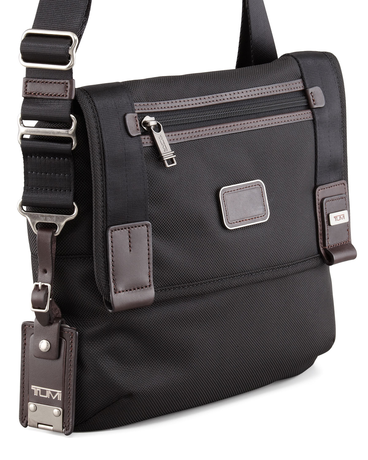 Lyst Tumi Hickory Mini Messenger Bag In Black Gallery Previously Sold At Neiman Marcus Women S Tumi Messenger Bag