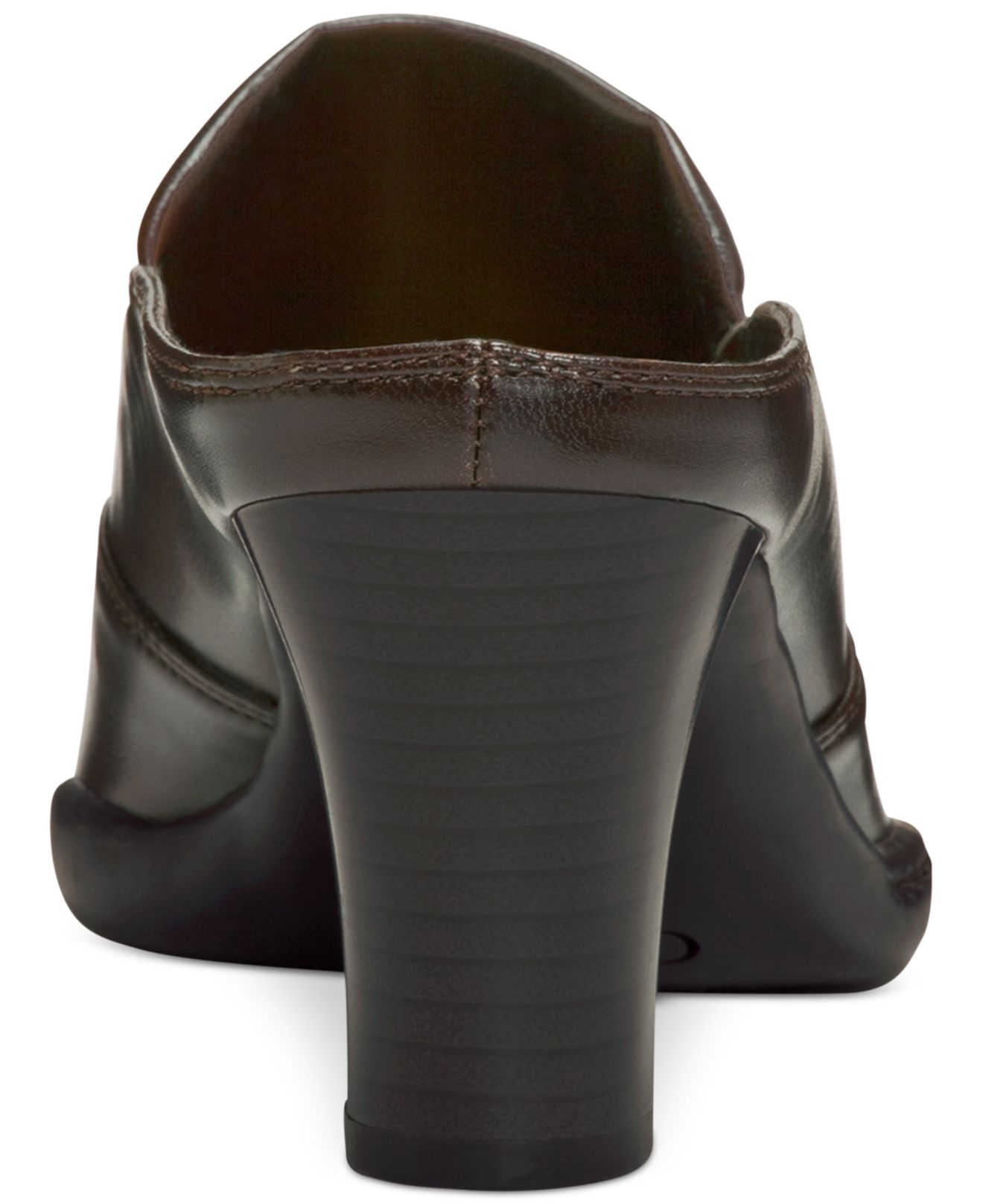 flat mules brown