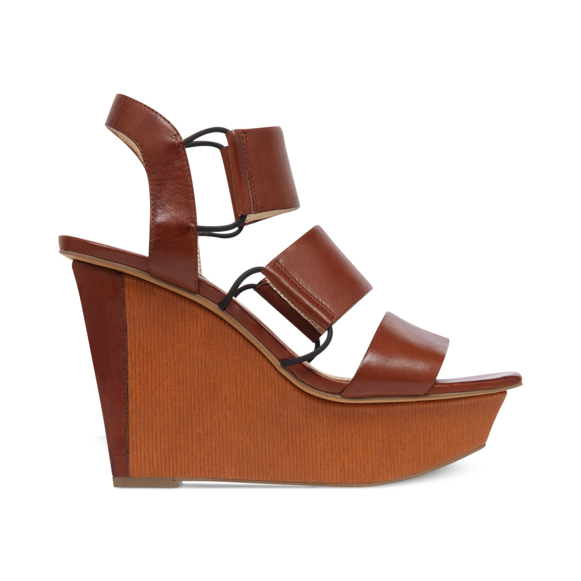 Lyst - Vince Camuto Niskera Platform Wedge Sandals in Black