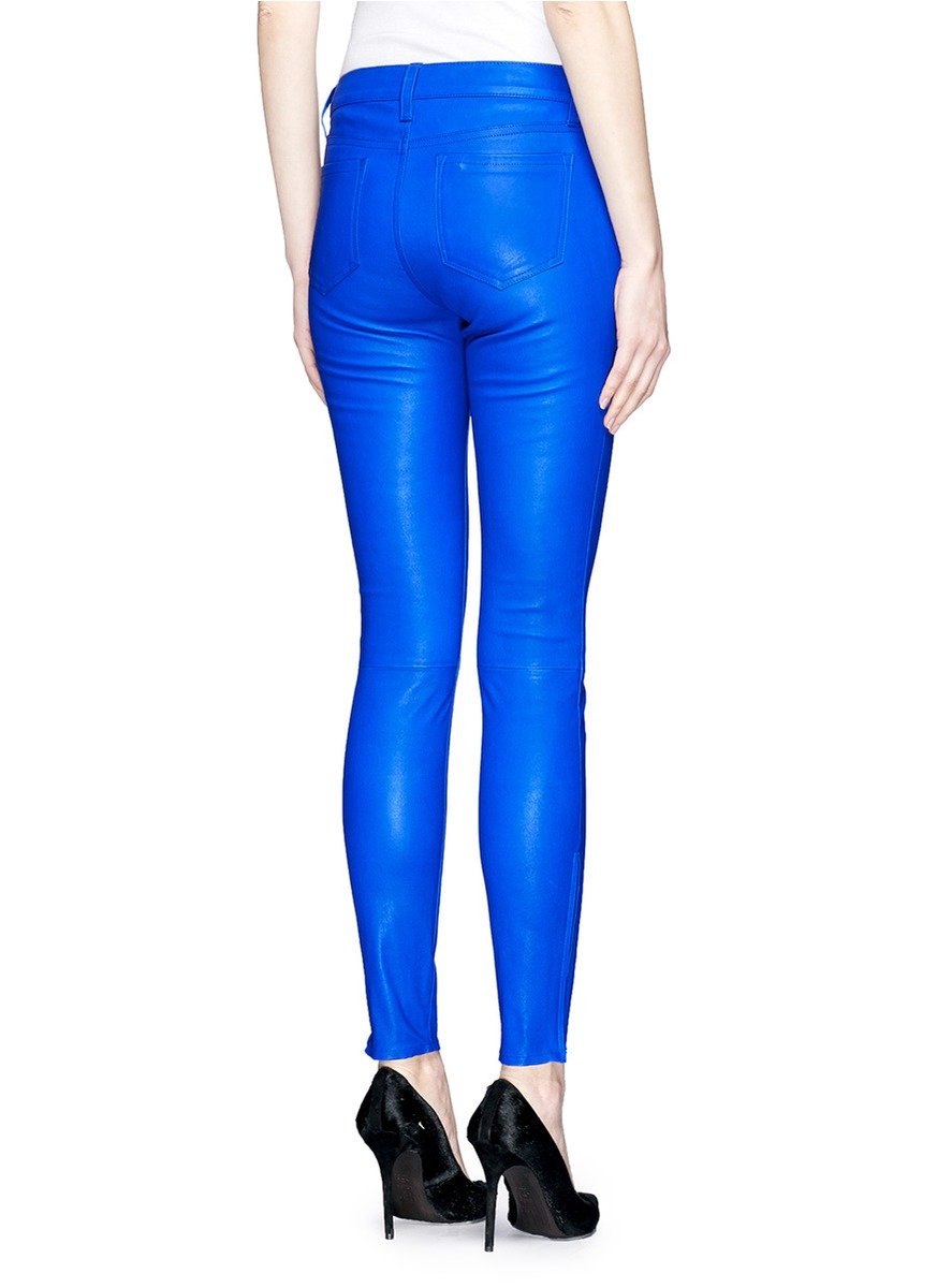 j brand leather skinny pants