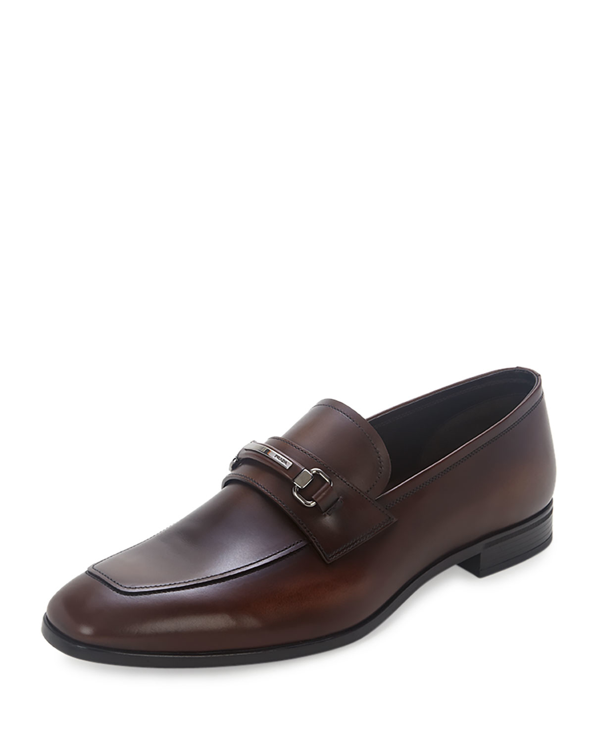 prada mens loafer prada leather new bit loafer in brown for lyst prada mens loafer prada leather new bit loafer in brown for lyst