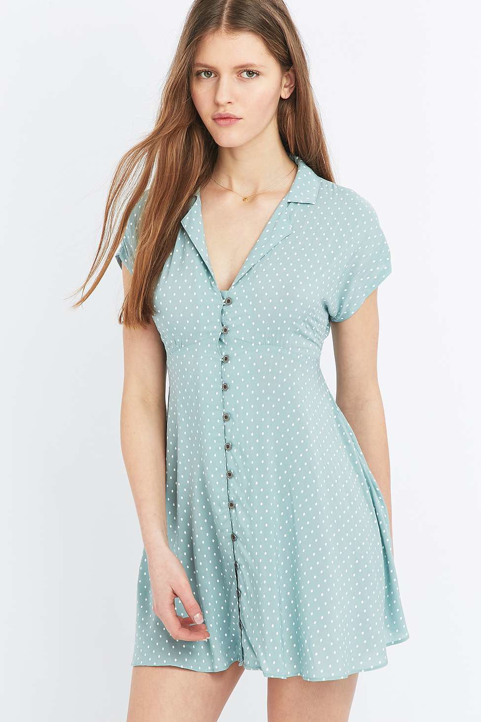 Kimchi blue  Lucy Sky Shirt  Dress  in Blue  Lyst