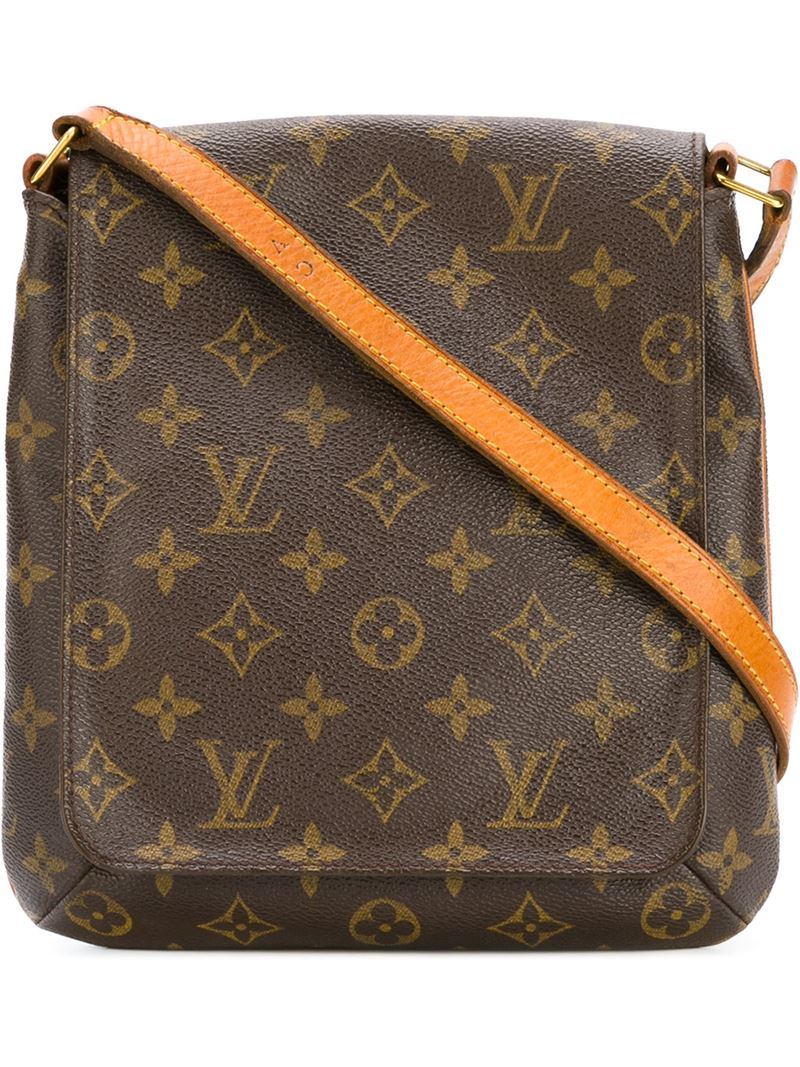 Lyst - Louis vuitton Musette Salsa Leather Shoulder Bag in Brown