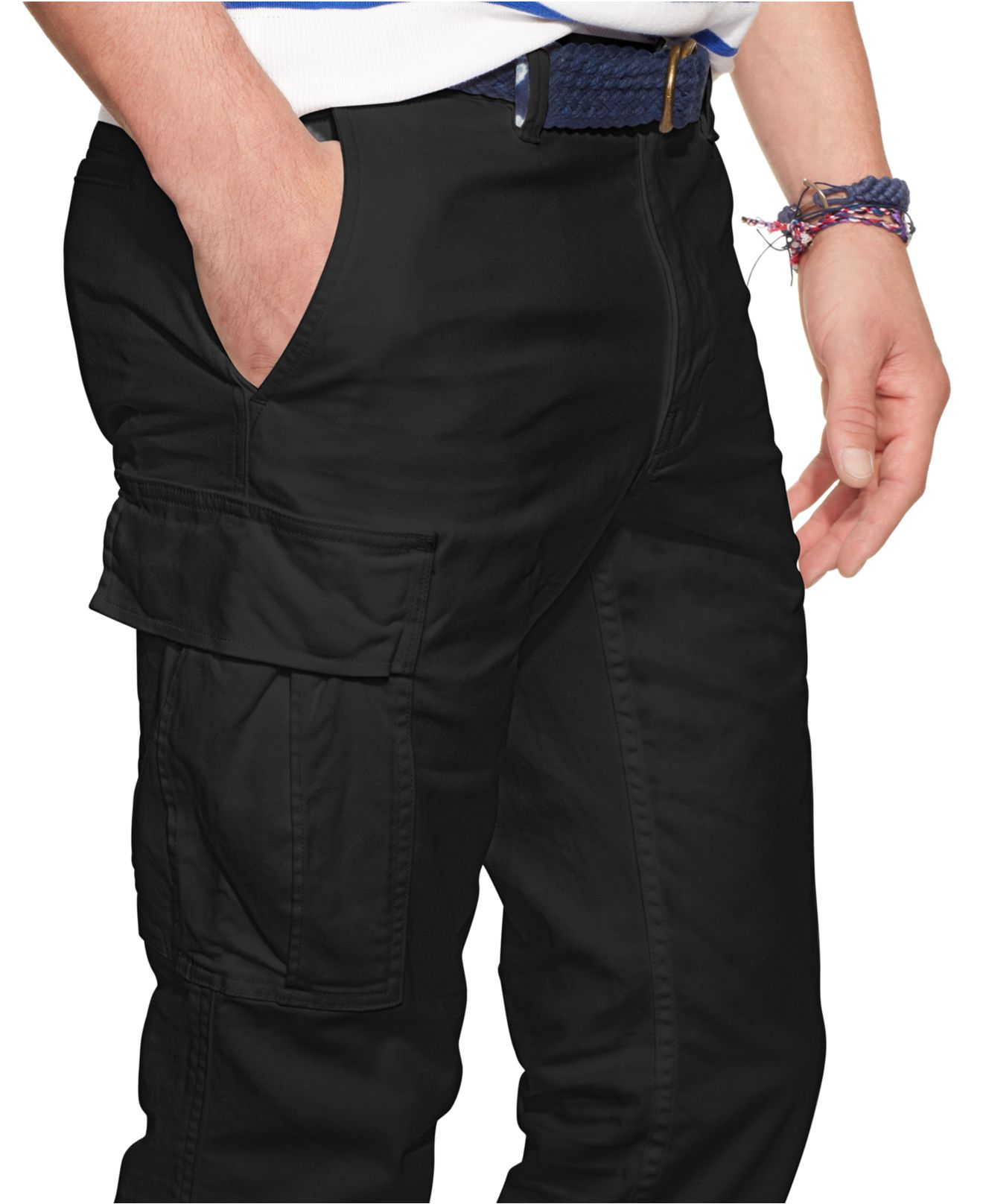 black polo cargo pants