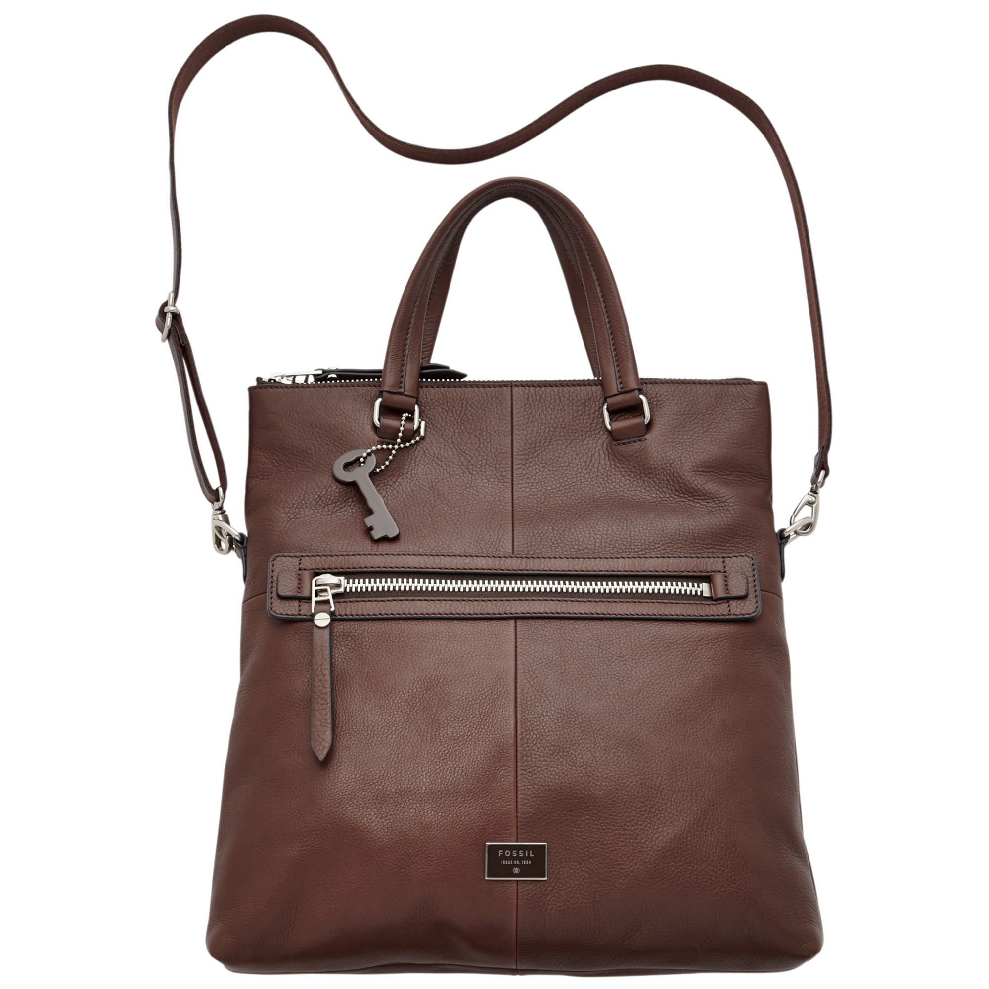 Fossil Dawson Foldover Tote Bag In Brown Lyst Gallery