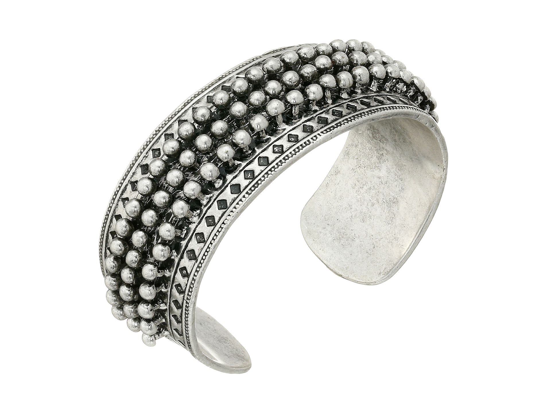 Lyst Lucky Brand Spike Cuff Bracelet In Metallic Gallery