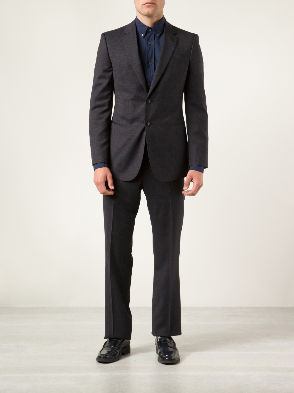 Lyst - Giorgio Armani Taylor Suit in Blue for Men