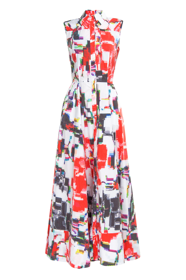 Ksenia schnaider Maxi Silk Print10 Dress | Lyst
