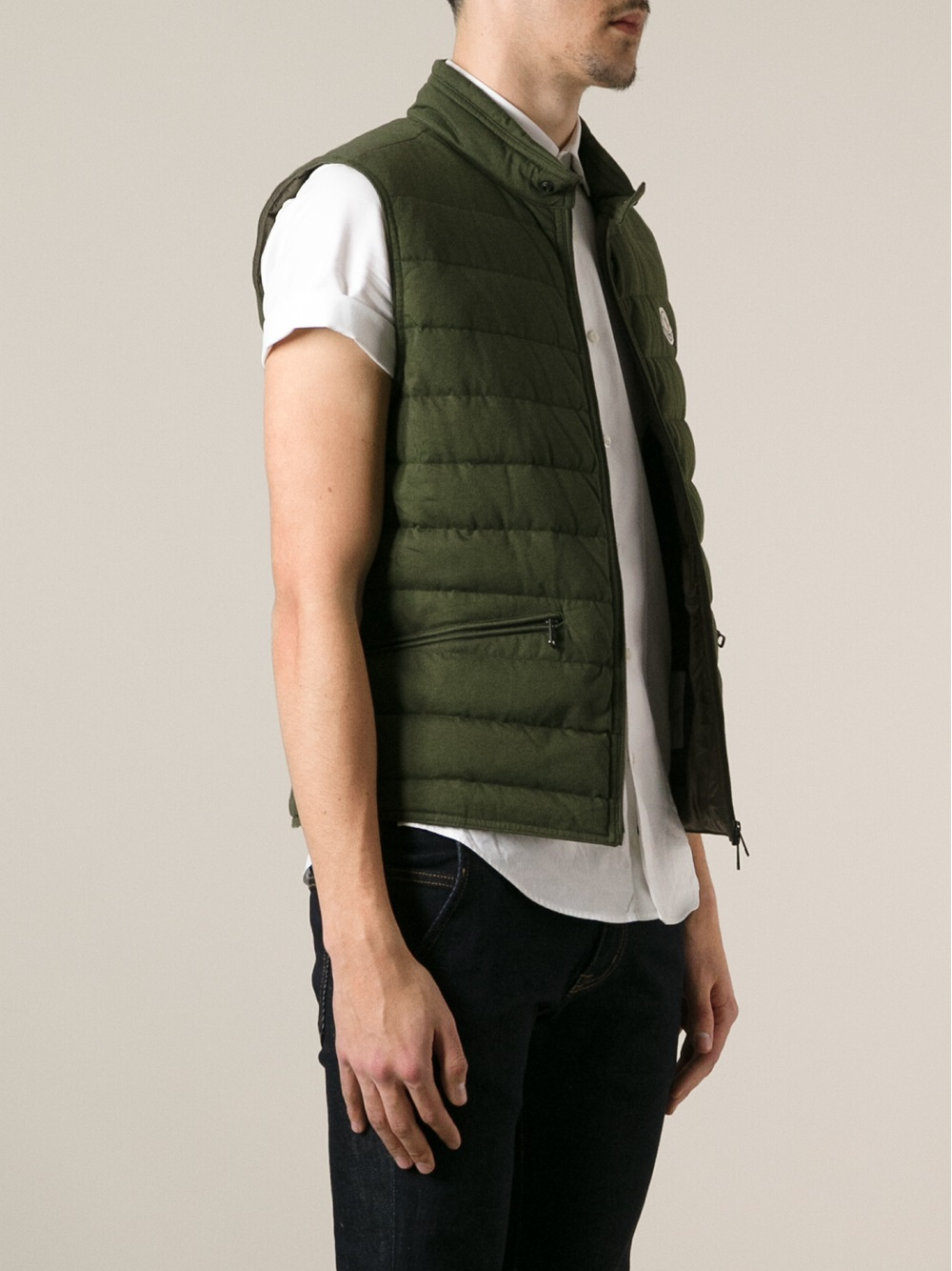 moncler Gilets GREEN moncler Gilets GREEN