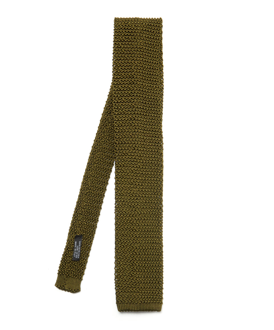 nick bronson knitted tie
