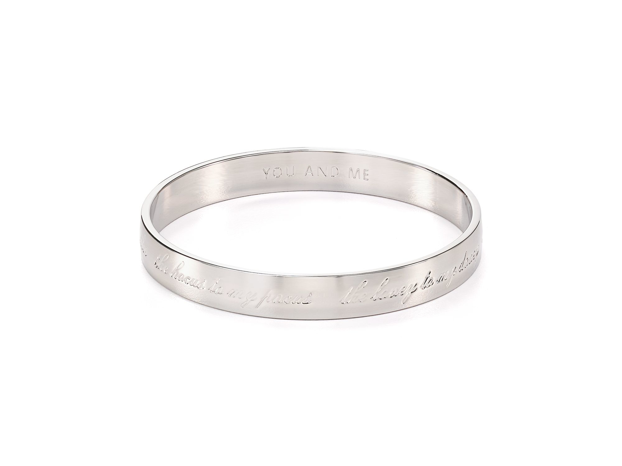 Lyst Kate Spade New York Maid Of Honor Idiom Bangle In Metallic Gallery