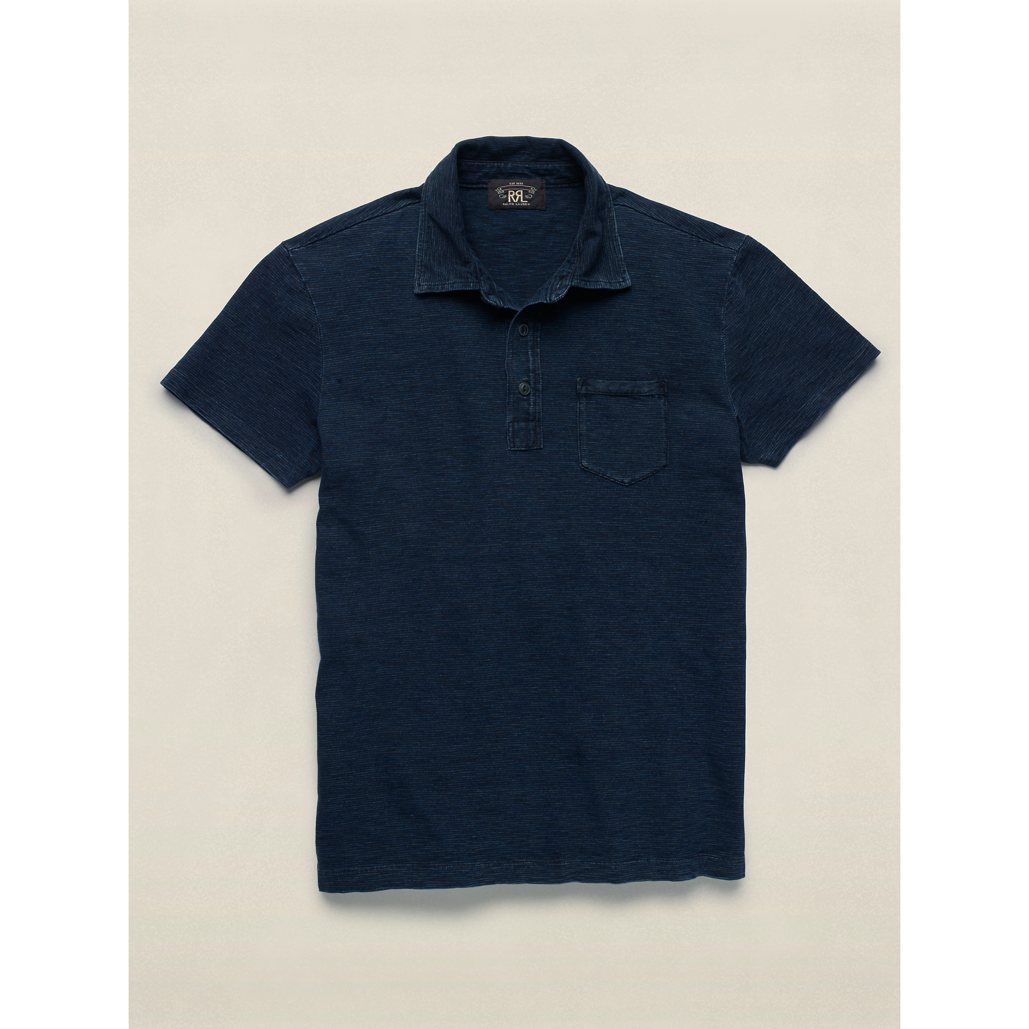 indigo blue mens shirt