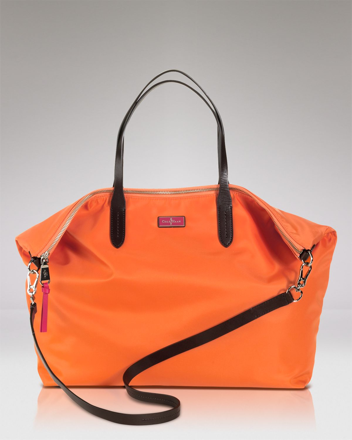 cole haan orange purse