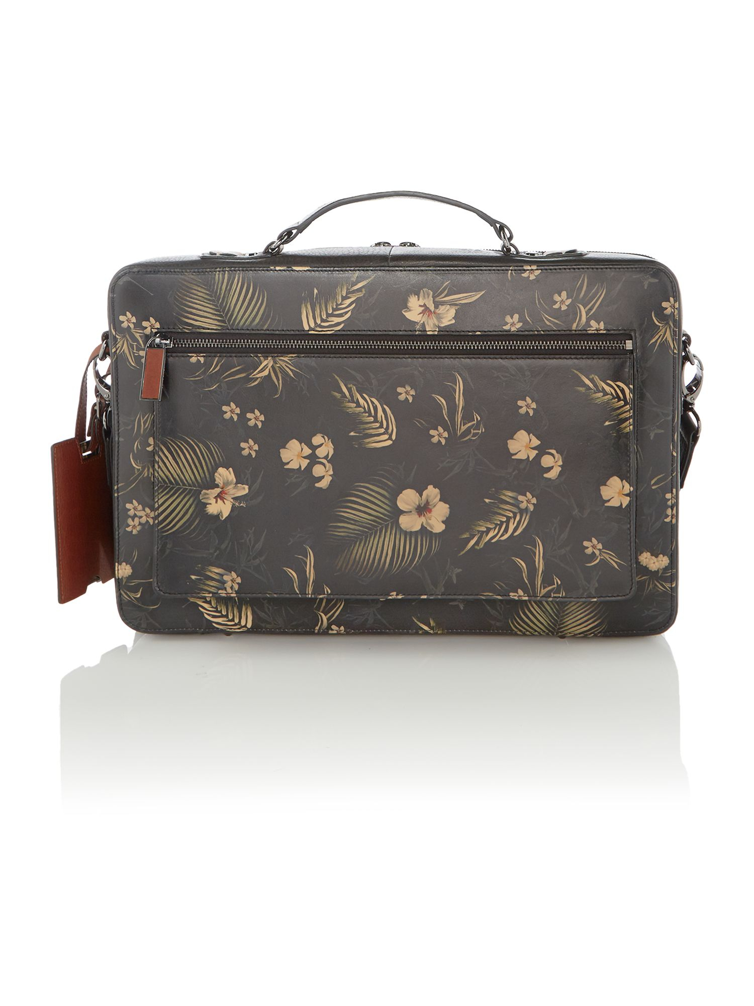 Ted Baker Multicolor Printedleather Laptop Bag for Men Lyst