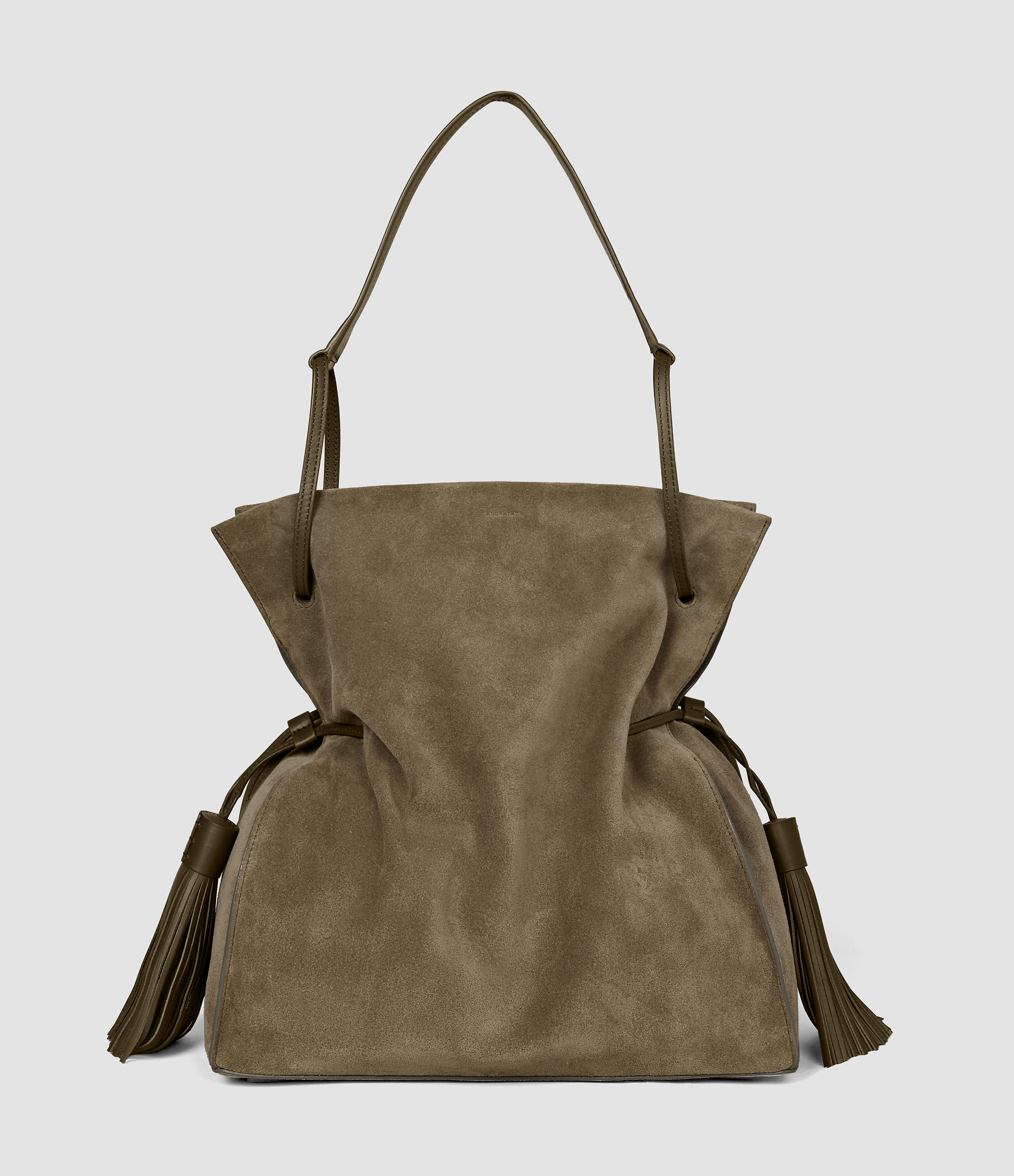 Lyst Allsaints Freedom Hobo Slouchy Bag Usa In Brown Gallery
