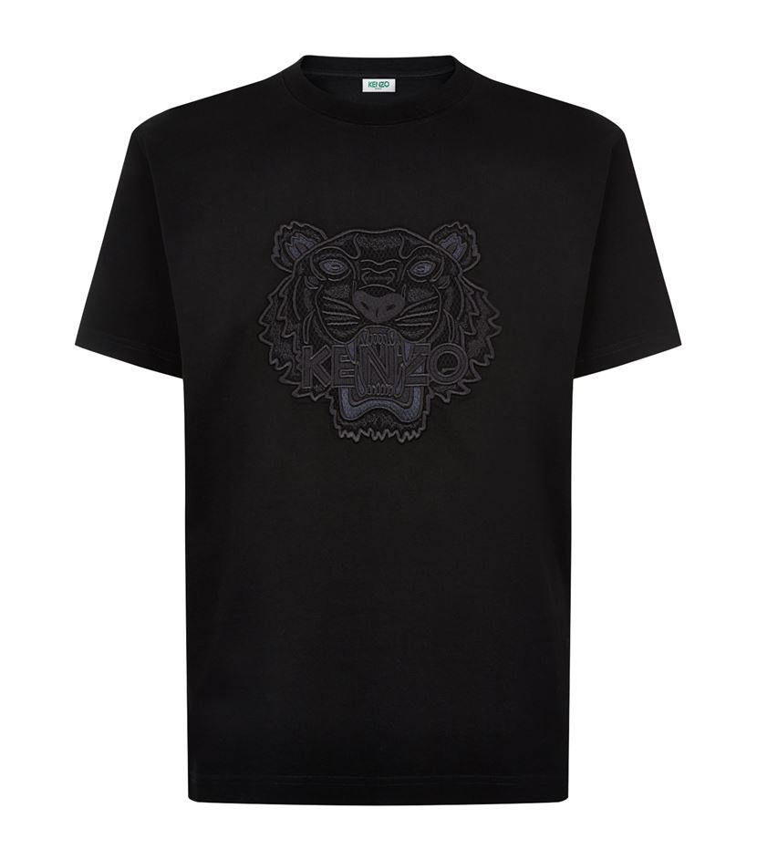 Shirt Icon Black T Lyst Kenzo In Tiger Mesh For Men OiuwkZTPX