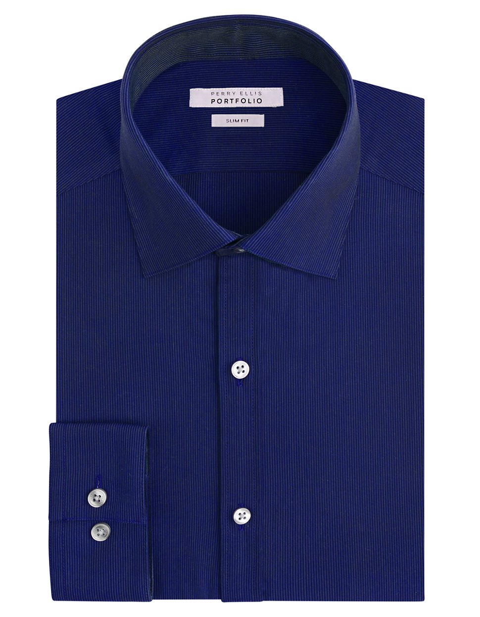 perry ellis slim fit dress shirts